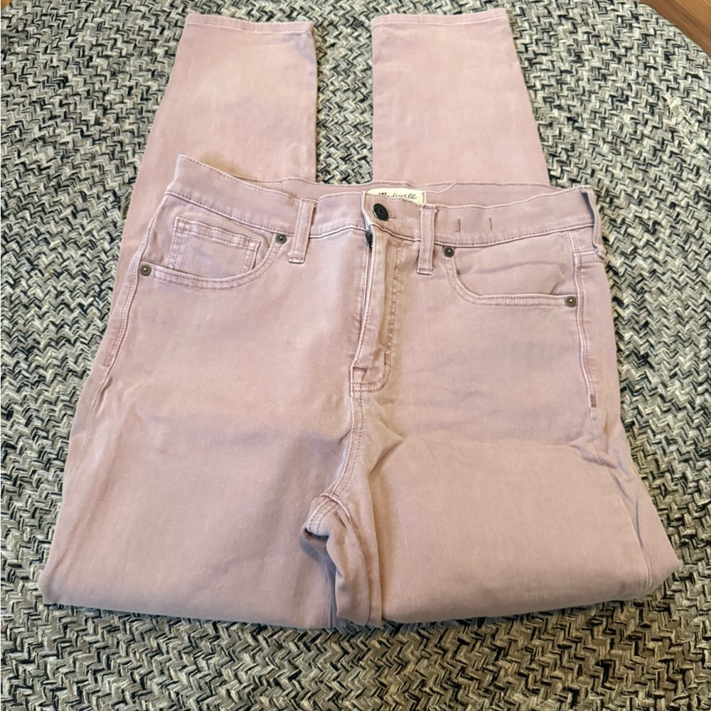 Madewell Pastel Pink Skinny Jeans